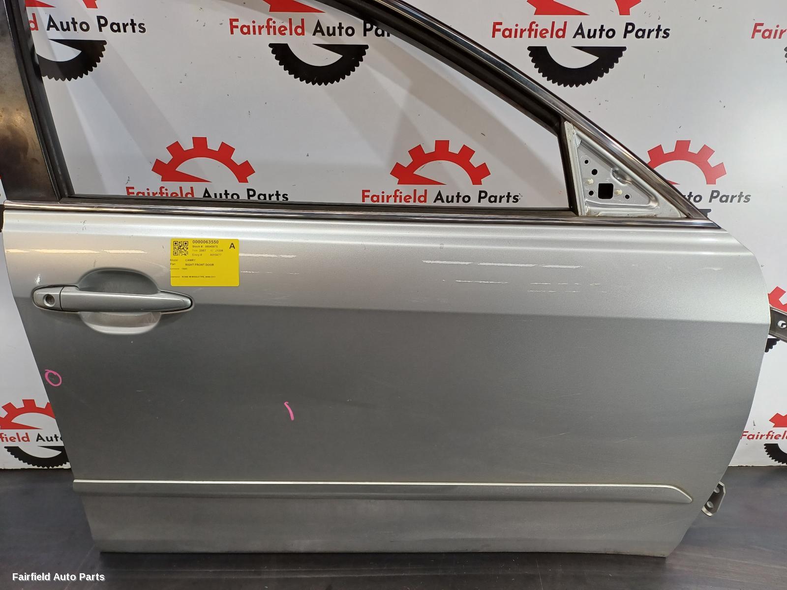 2007 Toyota Camry Right Front Door