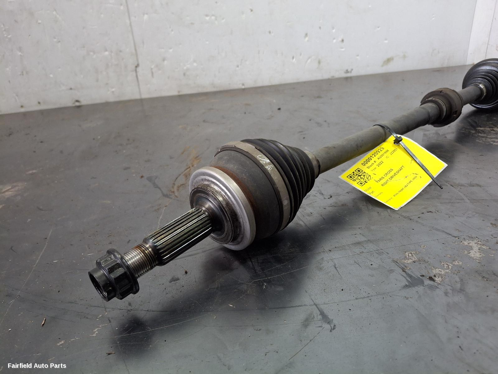 2020-2026 Toyota Yaris Cross Right Driveshaft