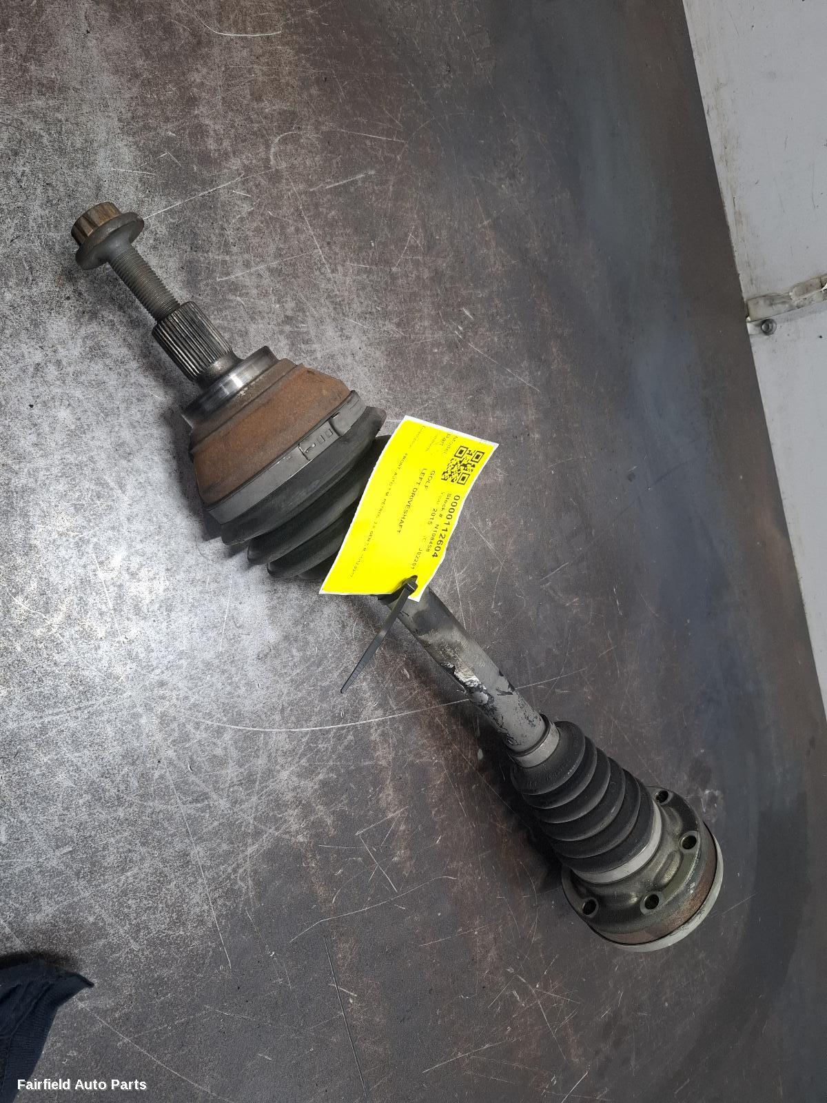 2012-2017 Volkswagen Golf Left Driveshaft