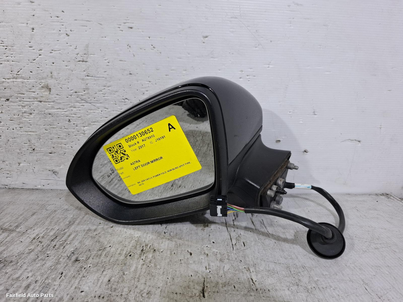 2016-2020 Holden Astra Left Door Mirror
