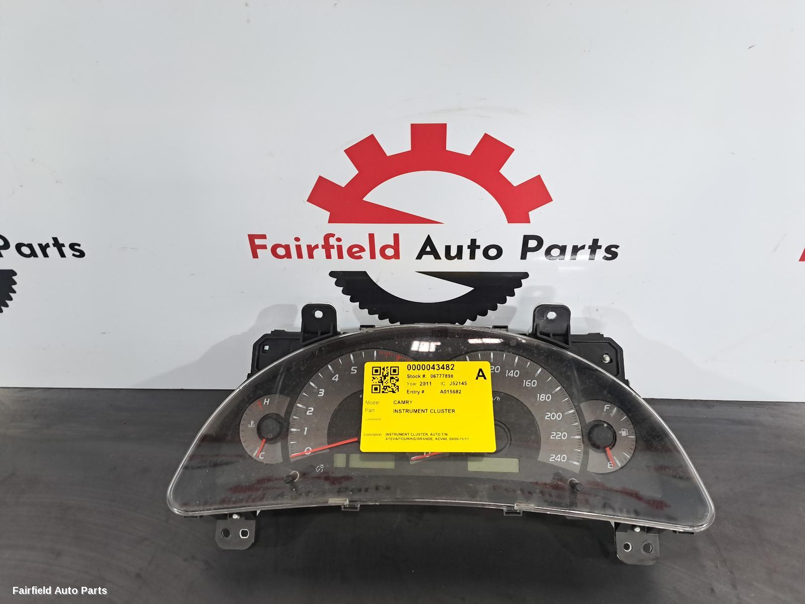 2006-2011 Toyota Camry Instrument Cluster