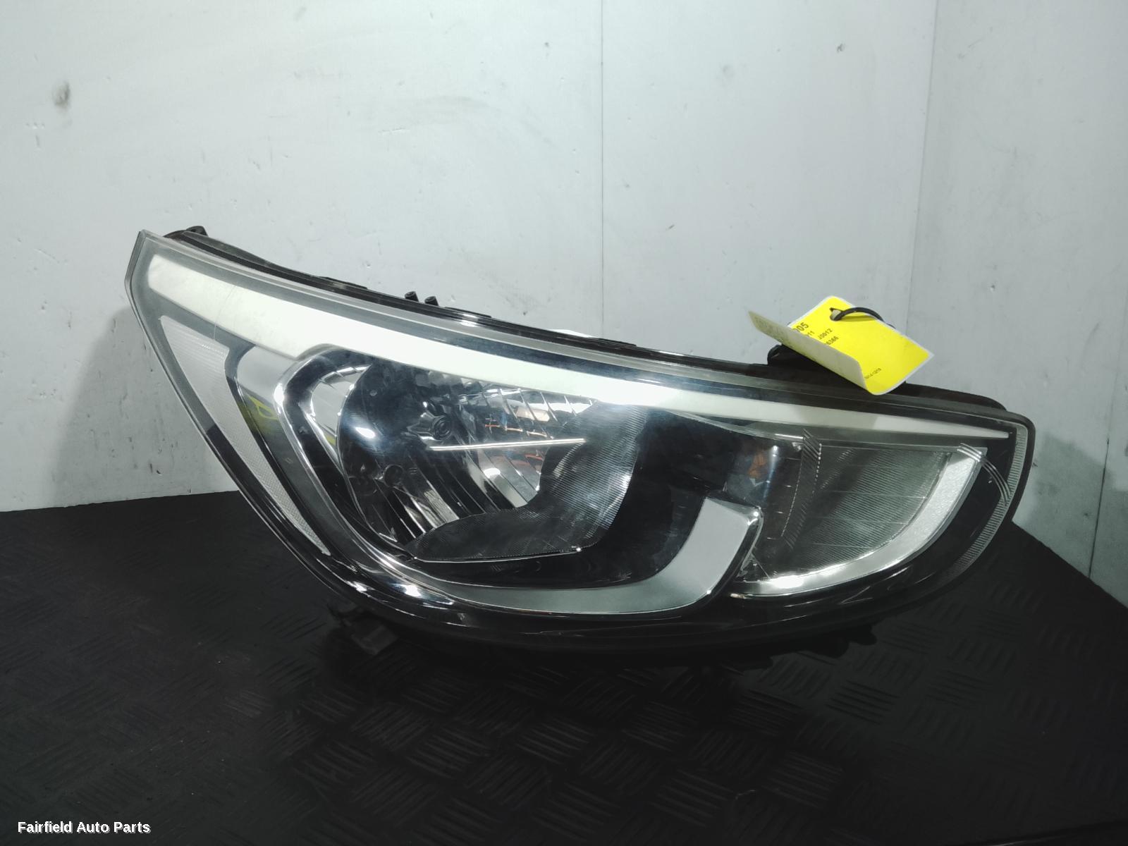 2014-2019 Hyundai Accent Right Headlamp