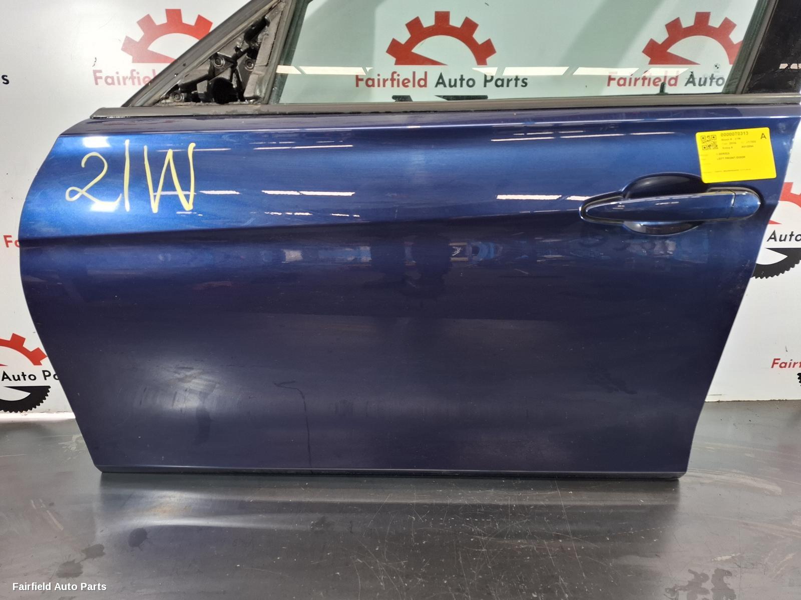 2011-2019 Bmw 3 Series Left Front Door