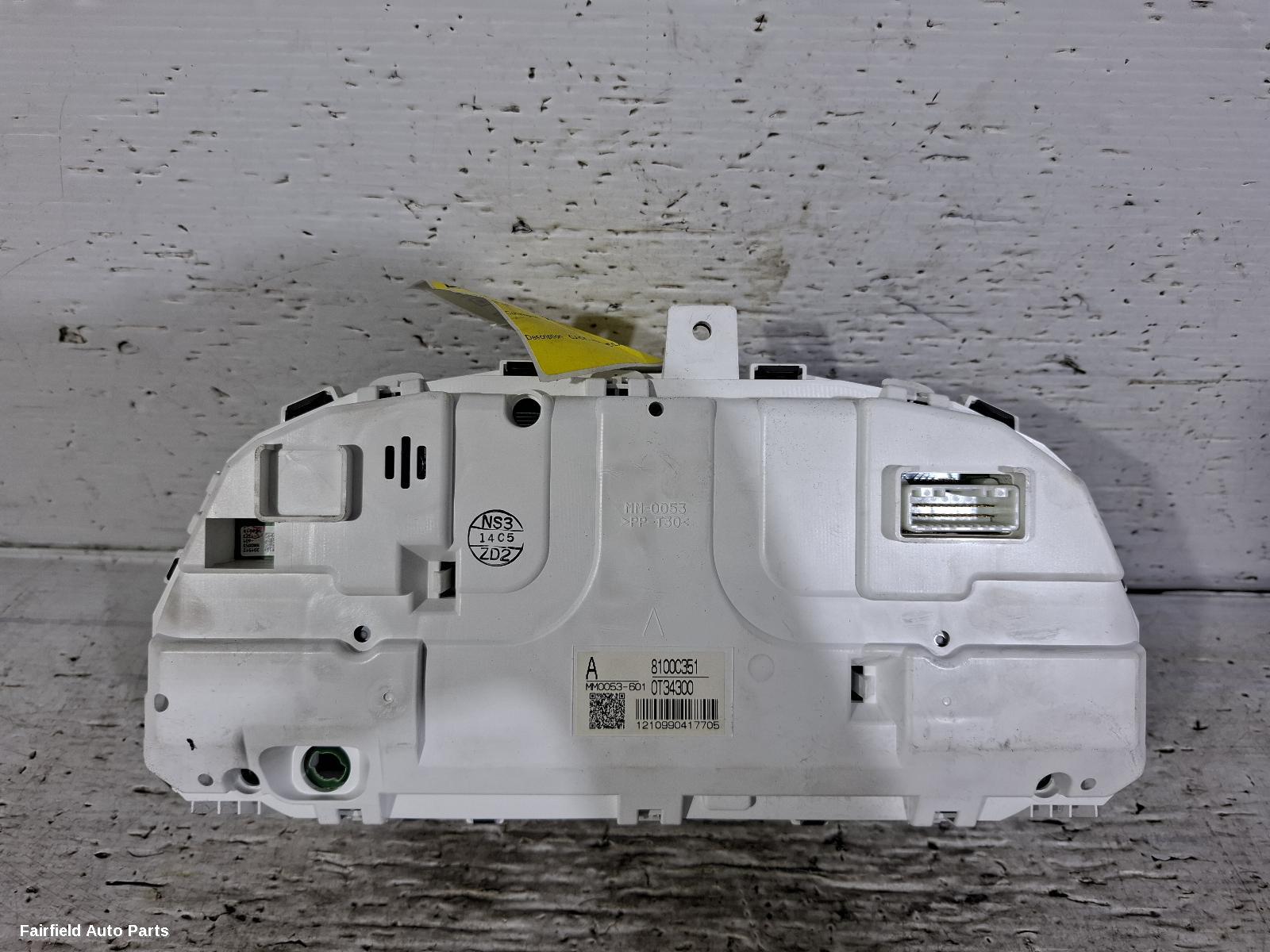 2010-2017 Mitsubishi Lancer Instrument Cluster