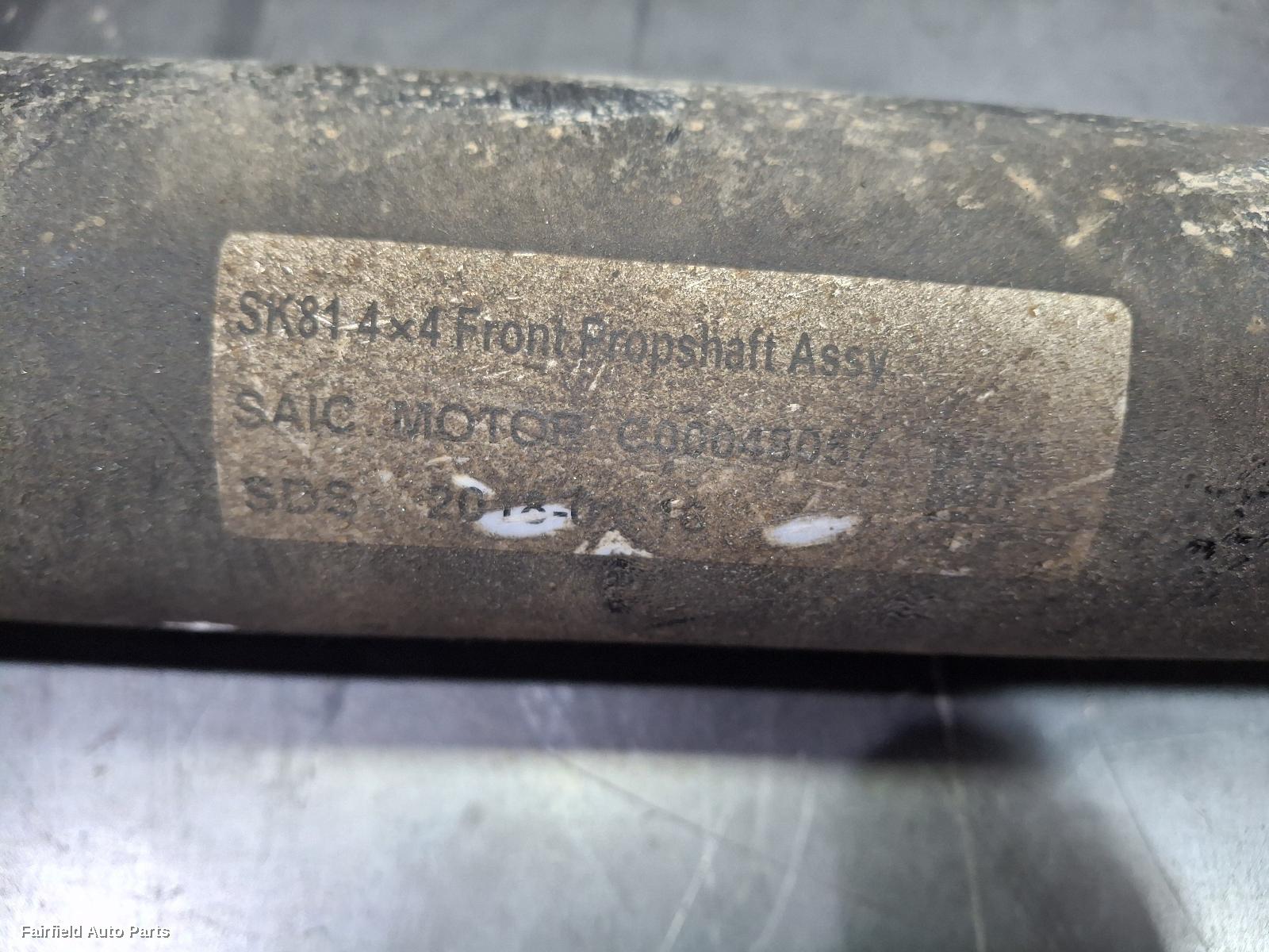 2017-2021 Ldv T60 Front Prop Shaft