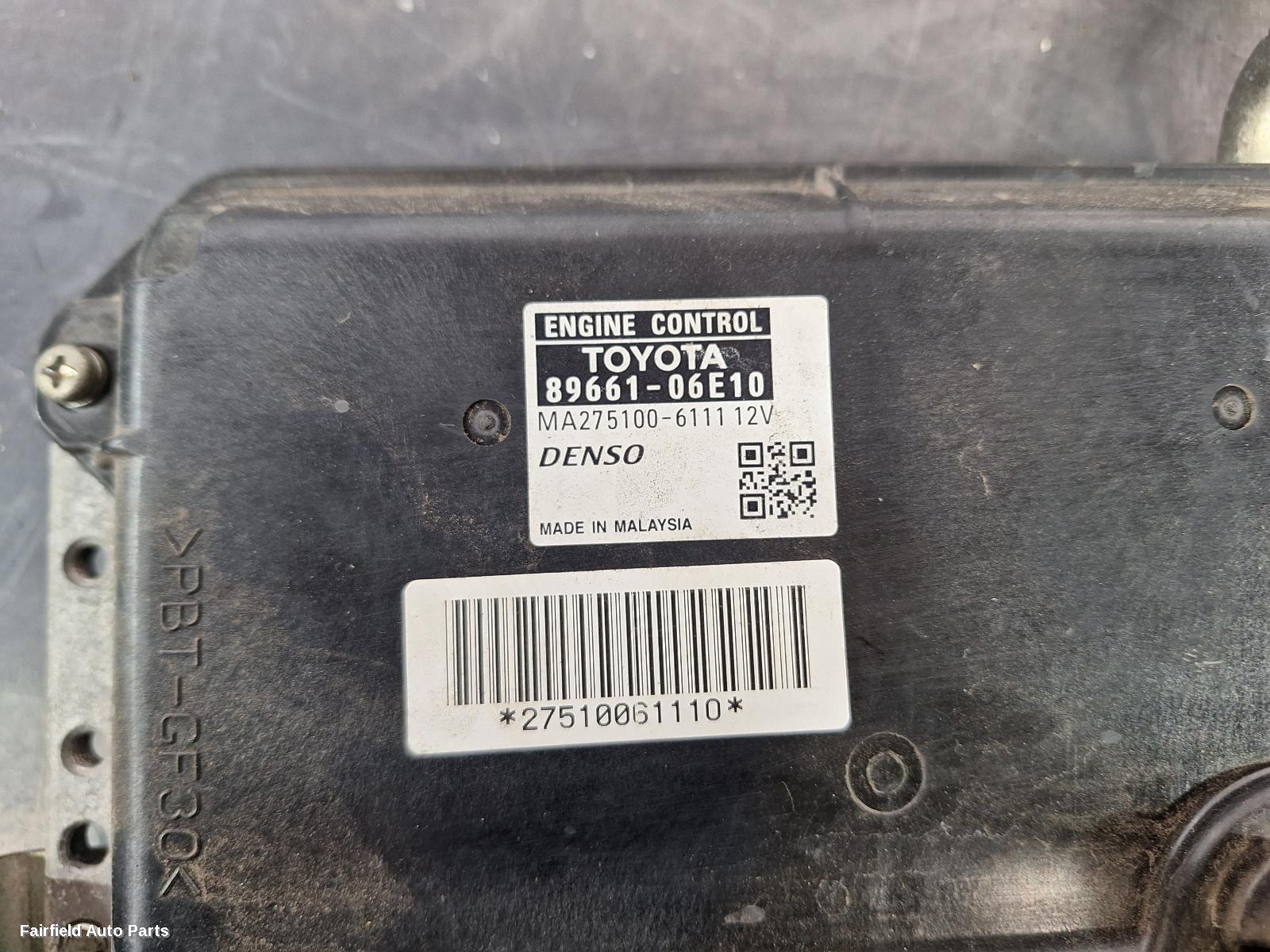 2006-2012 Toyota Aurion Ecu