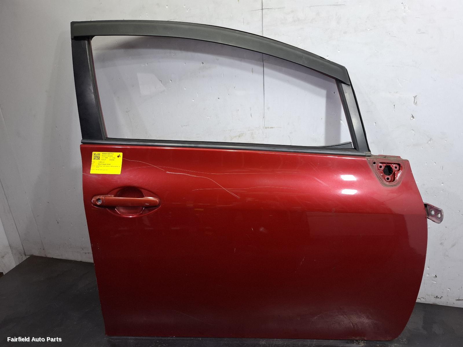 2007-2012 Toyota Corolla Right Front Door