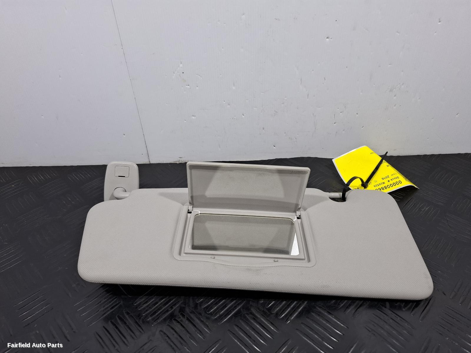 2014-2020 Renault Captur Sunvisor
