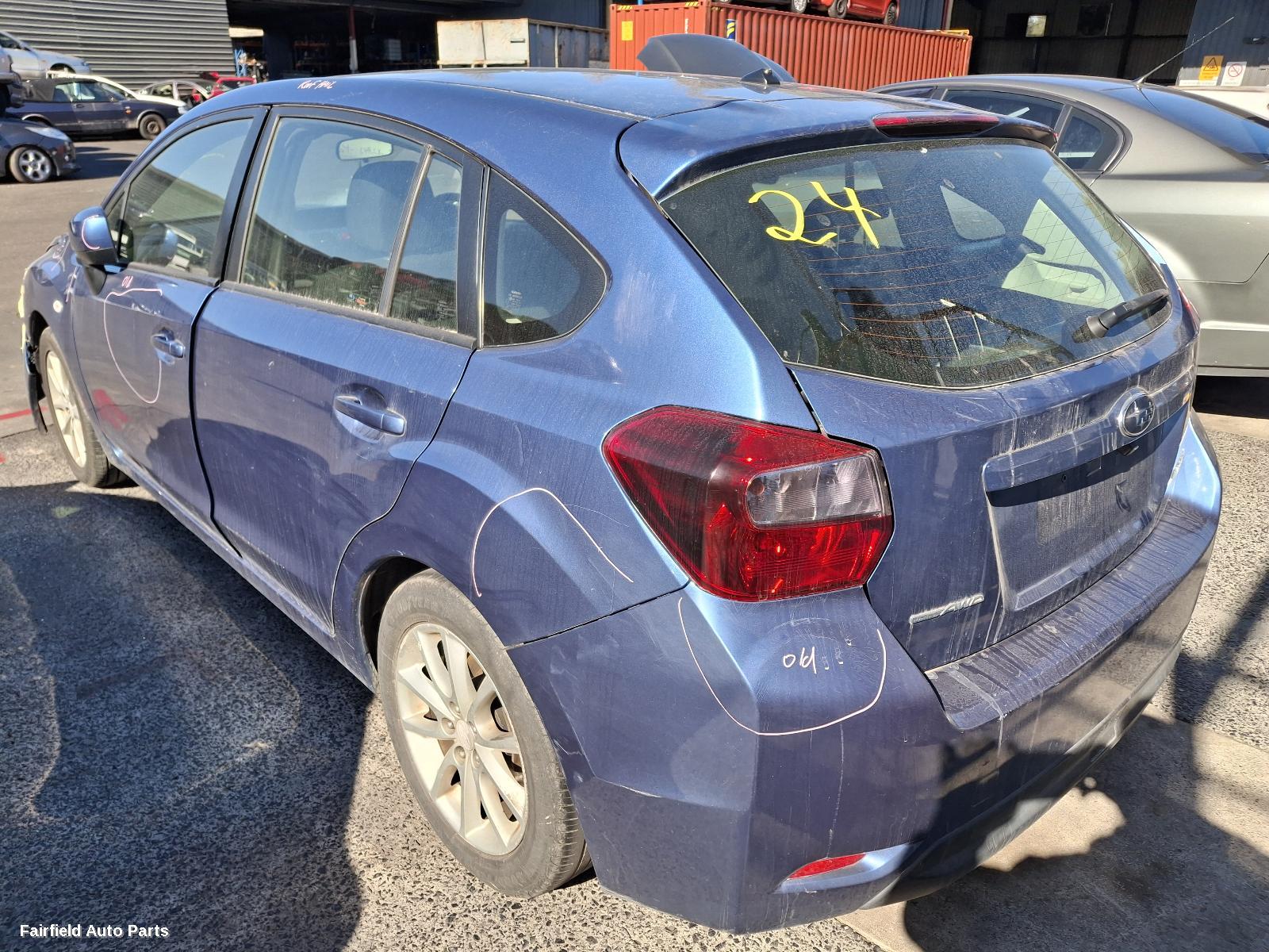 2014 Subaru Impreza Left Rear Hub Assembly