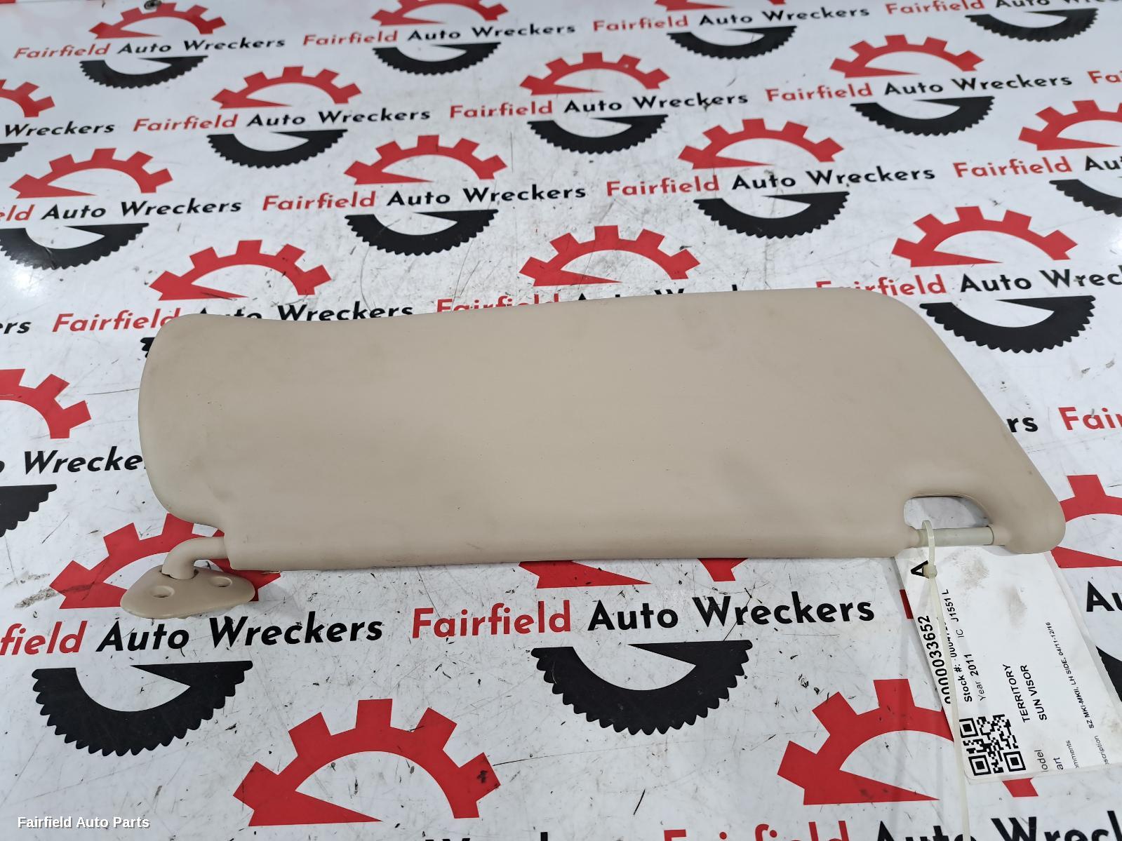 2011-2016 Ford Territory Sunvisor