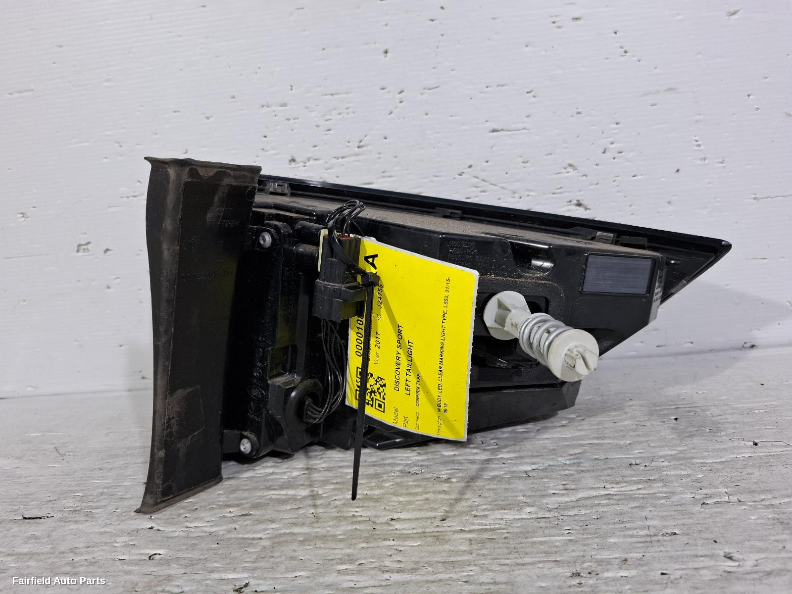 2015-2019 Land Rover Discovery Sport Left Taillight