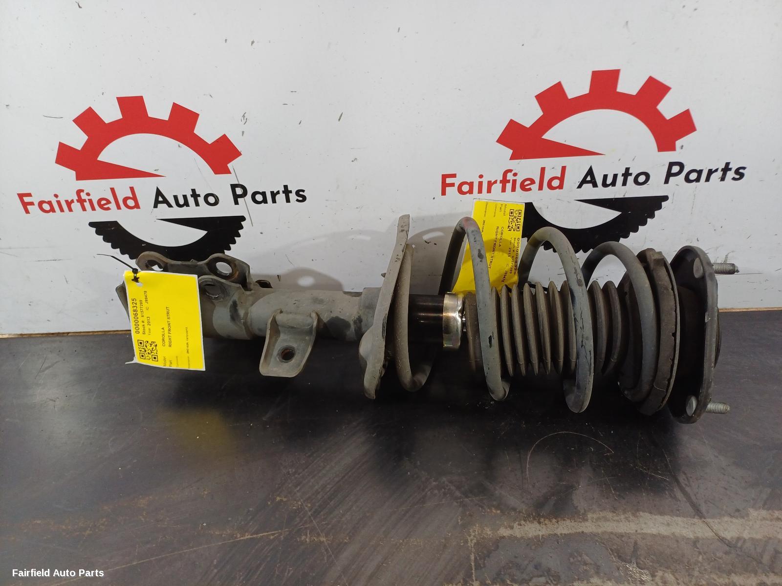 2012-2015 Toyota Corolla Right Front Strut