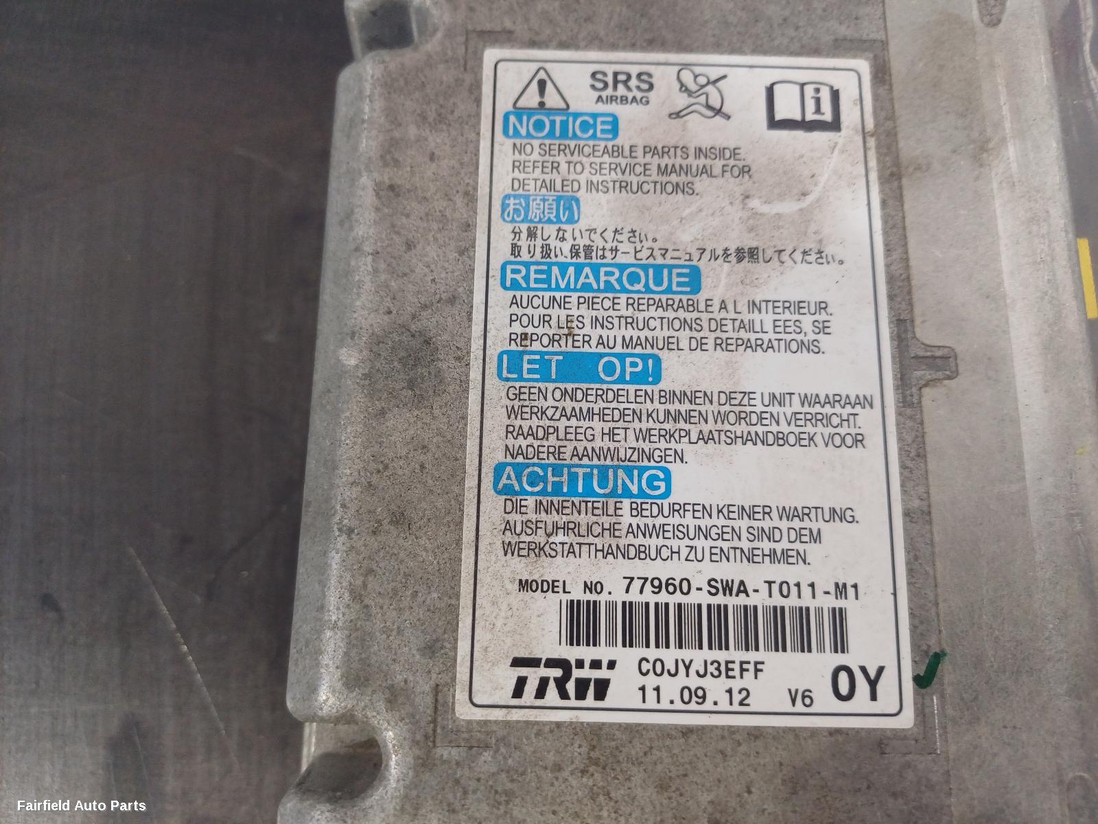 2007-2012 Honda Crv Airbag Module Sensor
