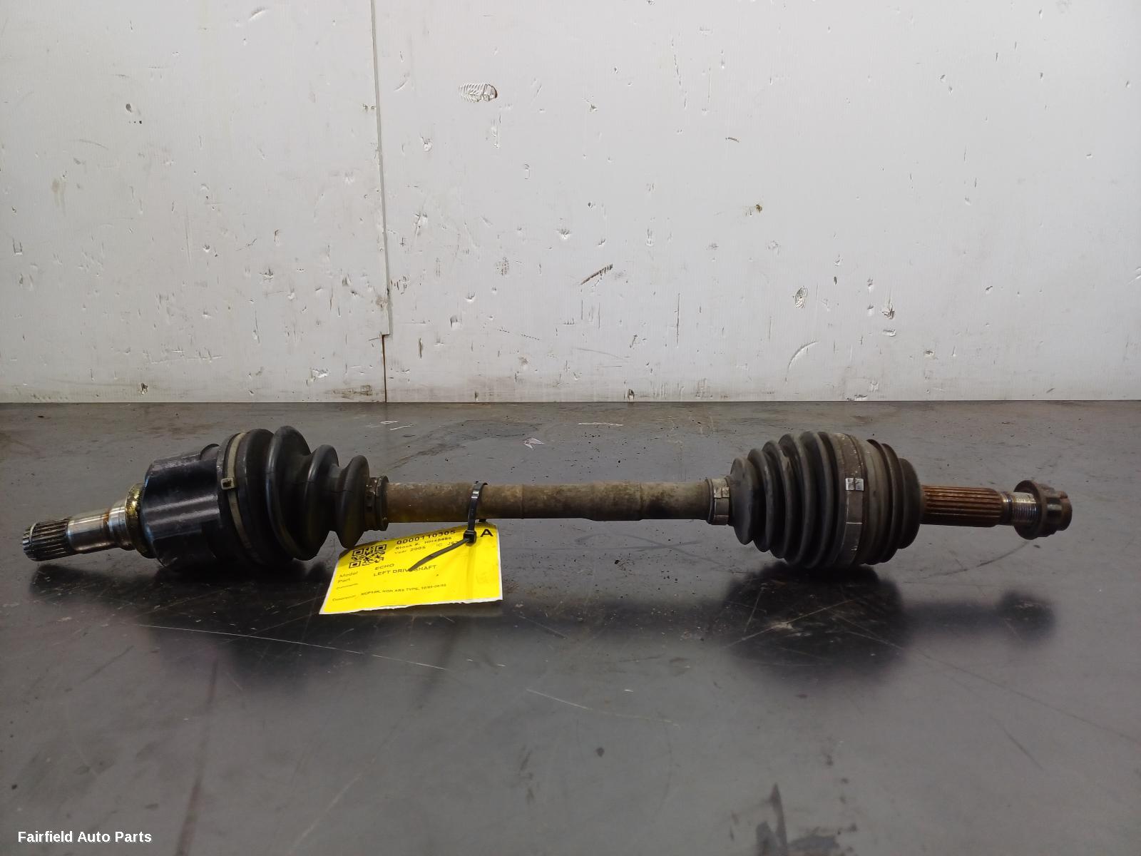1999-2005 Toyota Echo Left Driveshaft