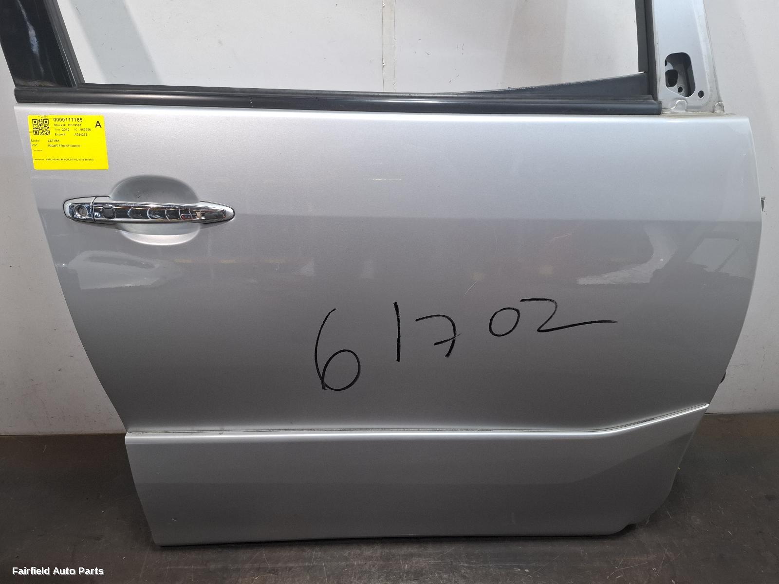 2005-2019 Toyota Estima Right Front Door