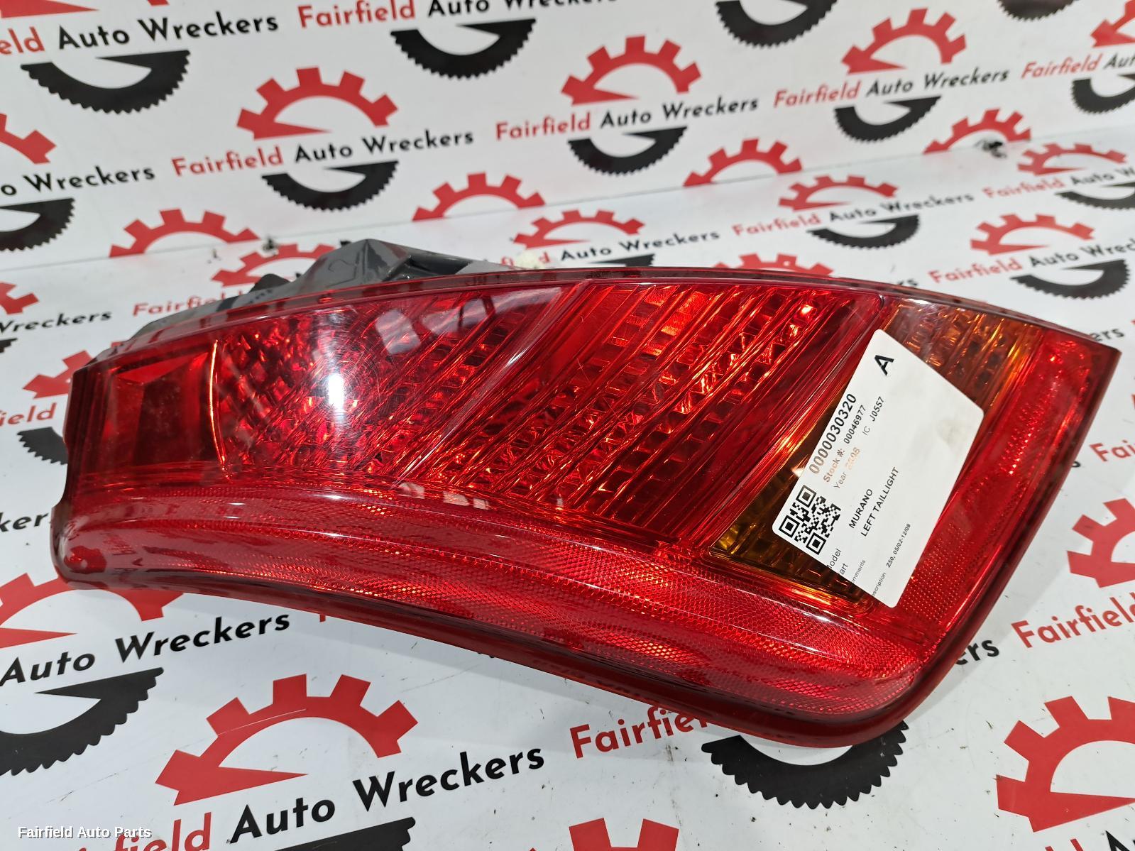 2008 Nissan Murano Left Taillight