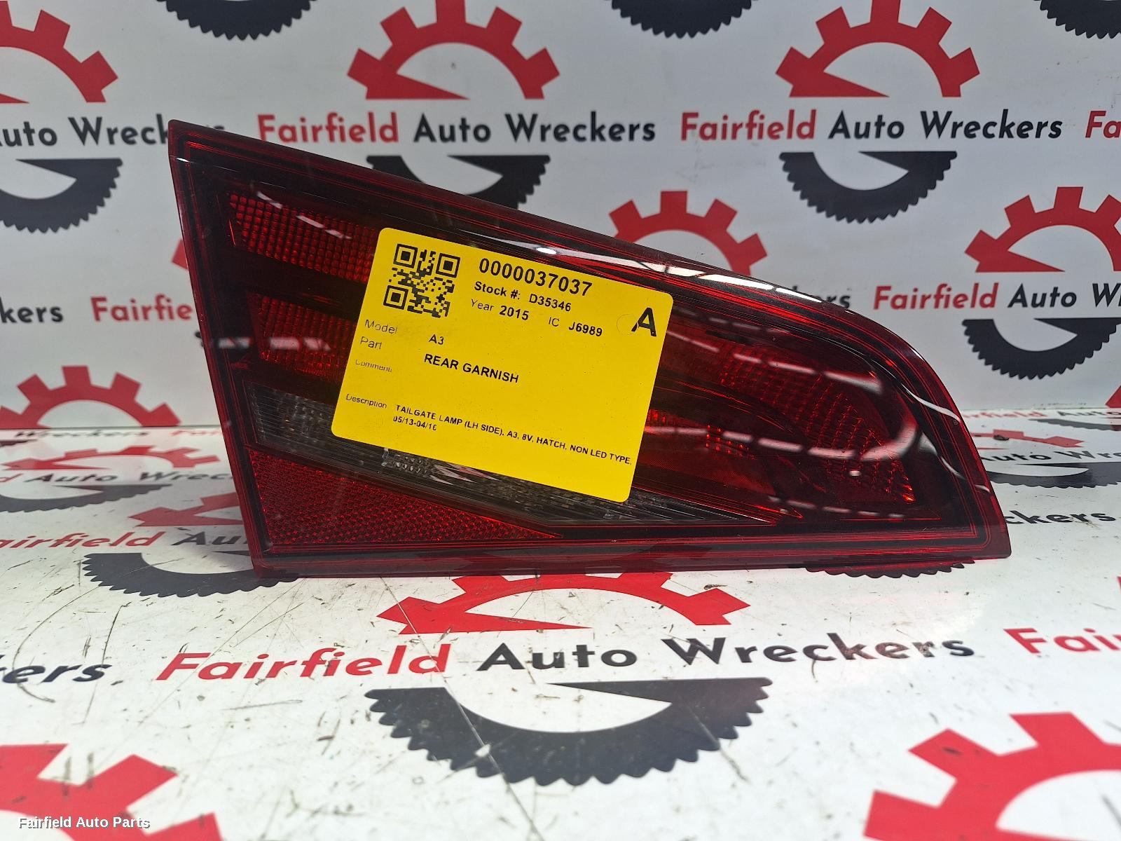 2013-2016 Audi A3 Rear Garnish