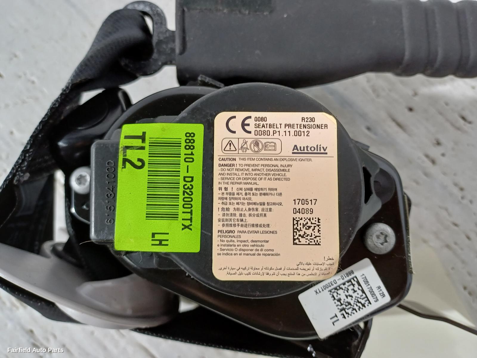 2015-2021 Hyundai Tucson Seatbelt Stalk