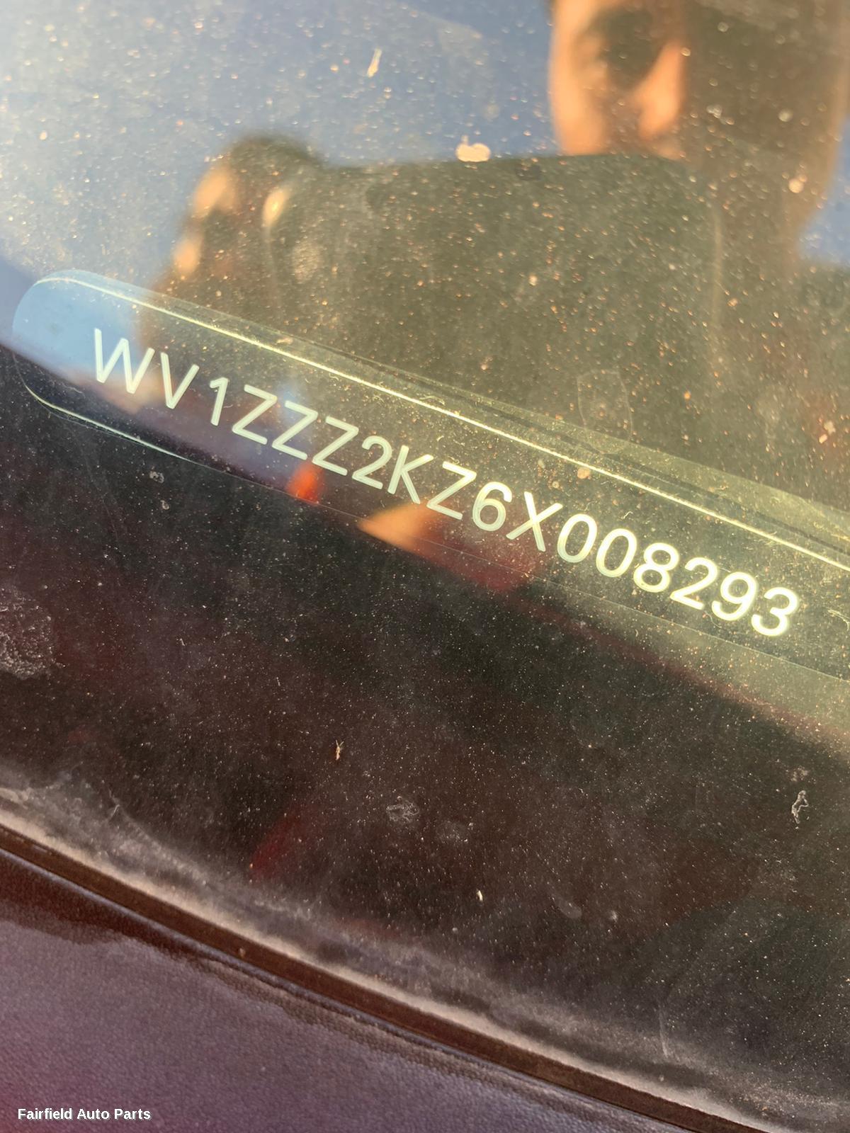 2006 Volkswagen Caddy Left Rear Door Sliding