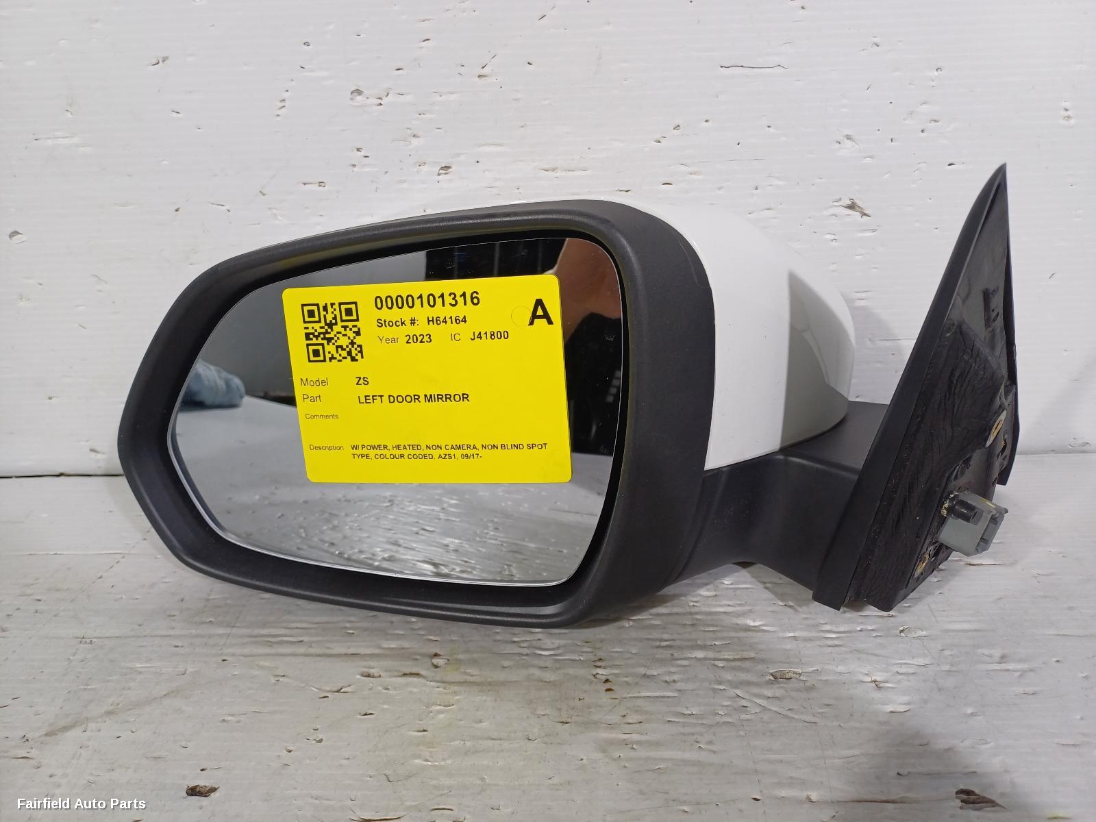 2017-2024 Mg Zs Left Door Mirror