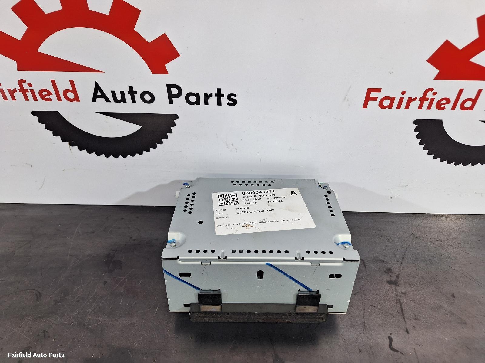 2011-2015 Ford Focus Radio Cd Dvd Sat Tv