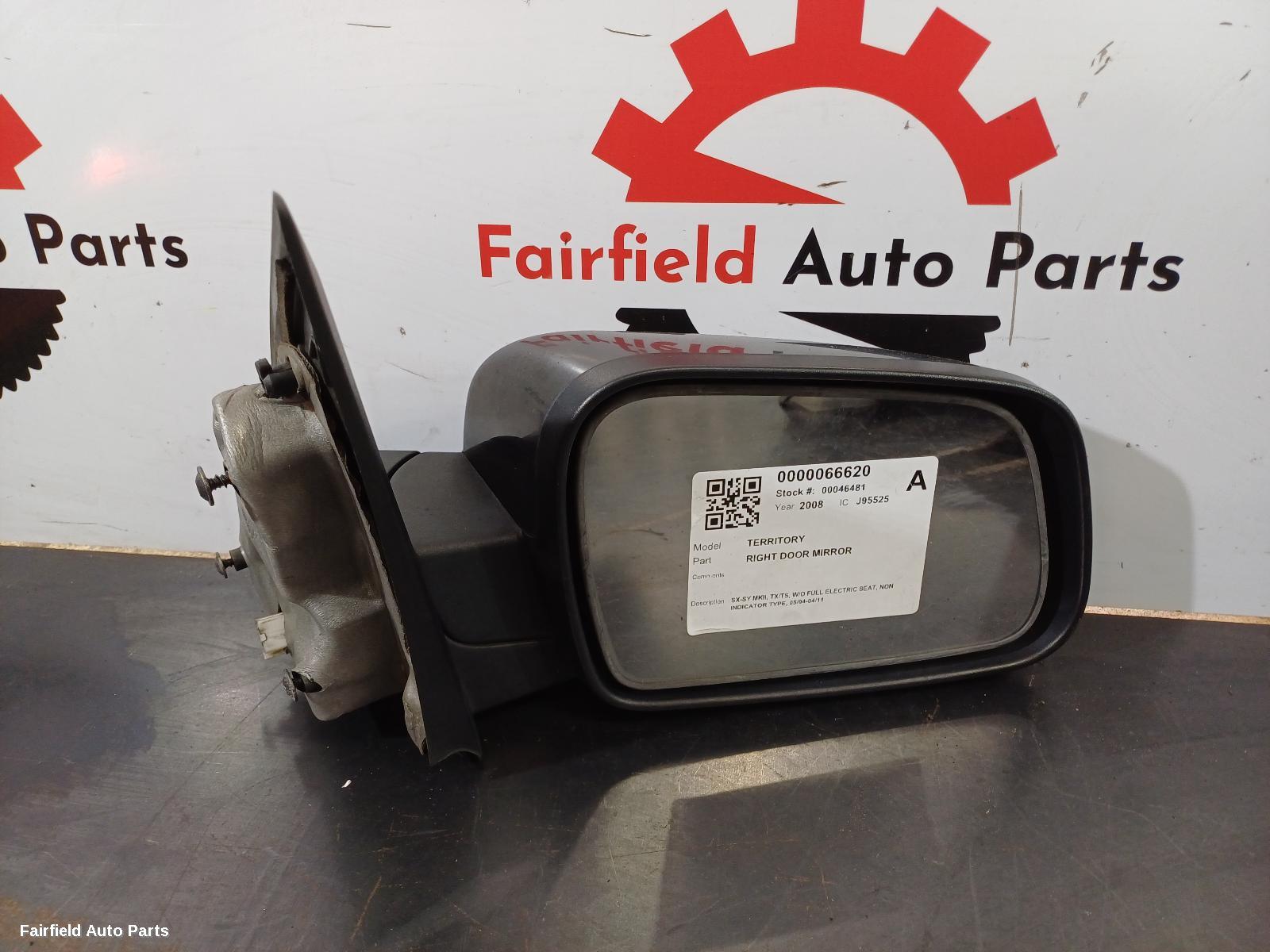2004-2011 Ford Territory Right Door Mirror