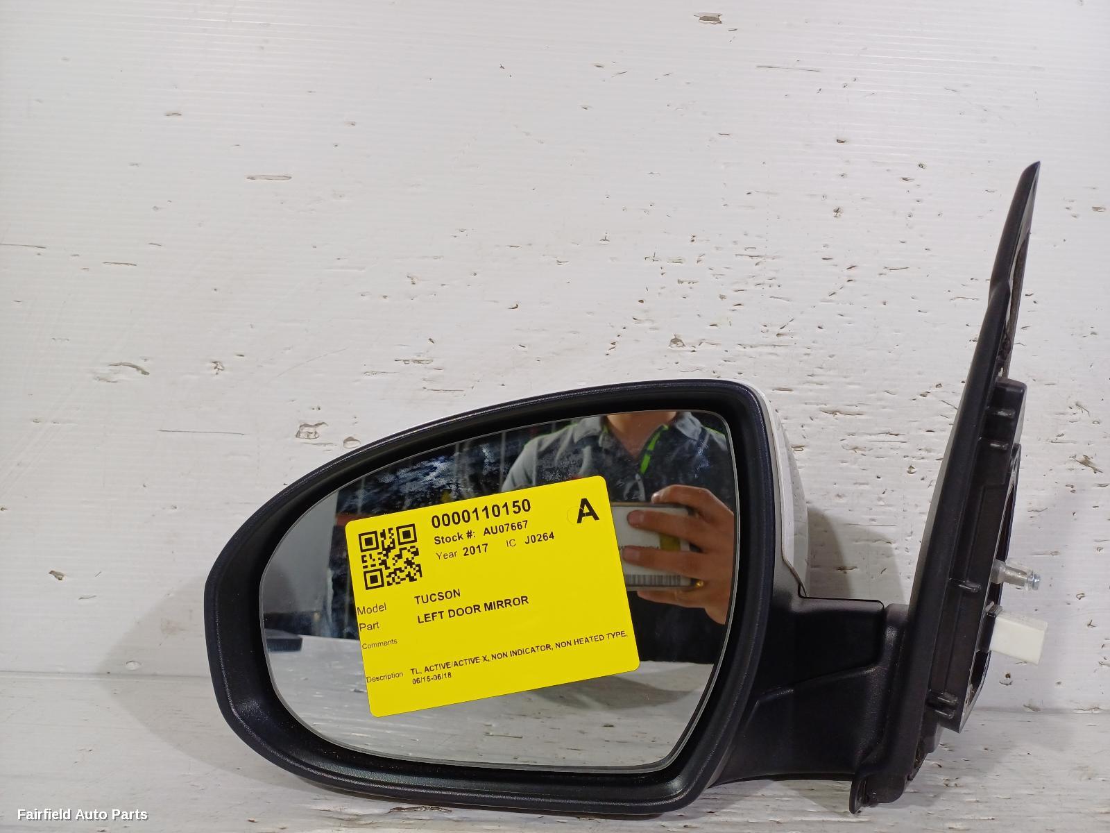 2015-2018 Hyundai Tucson Left Door Mirror