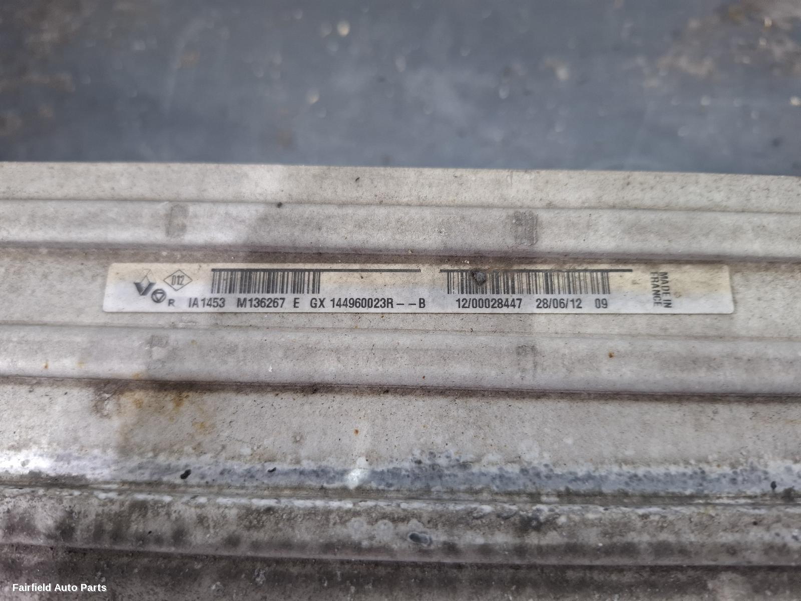 2010-2016 Renault Megane Intercooler
