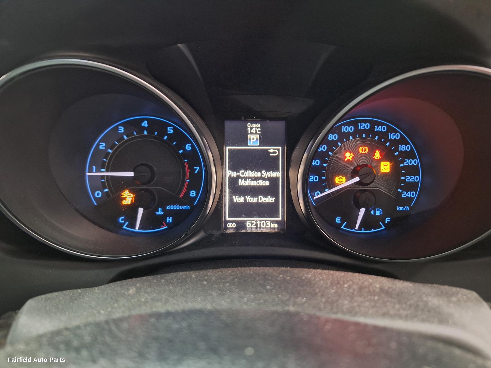 2017 Toyota Corolla Left Taillight