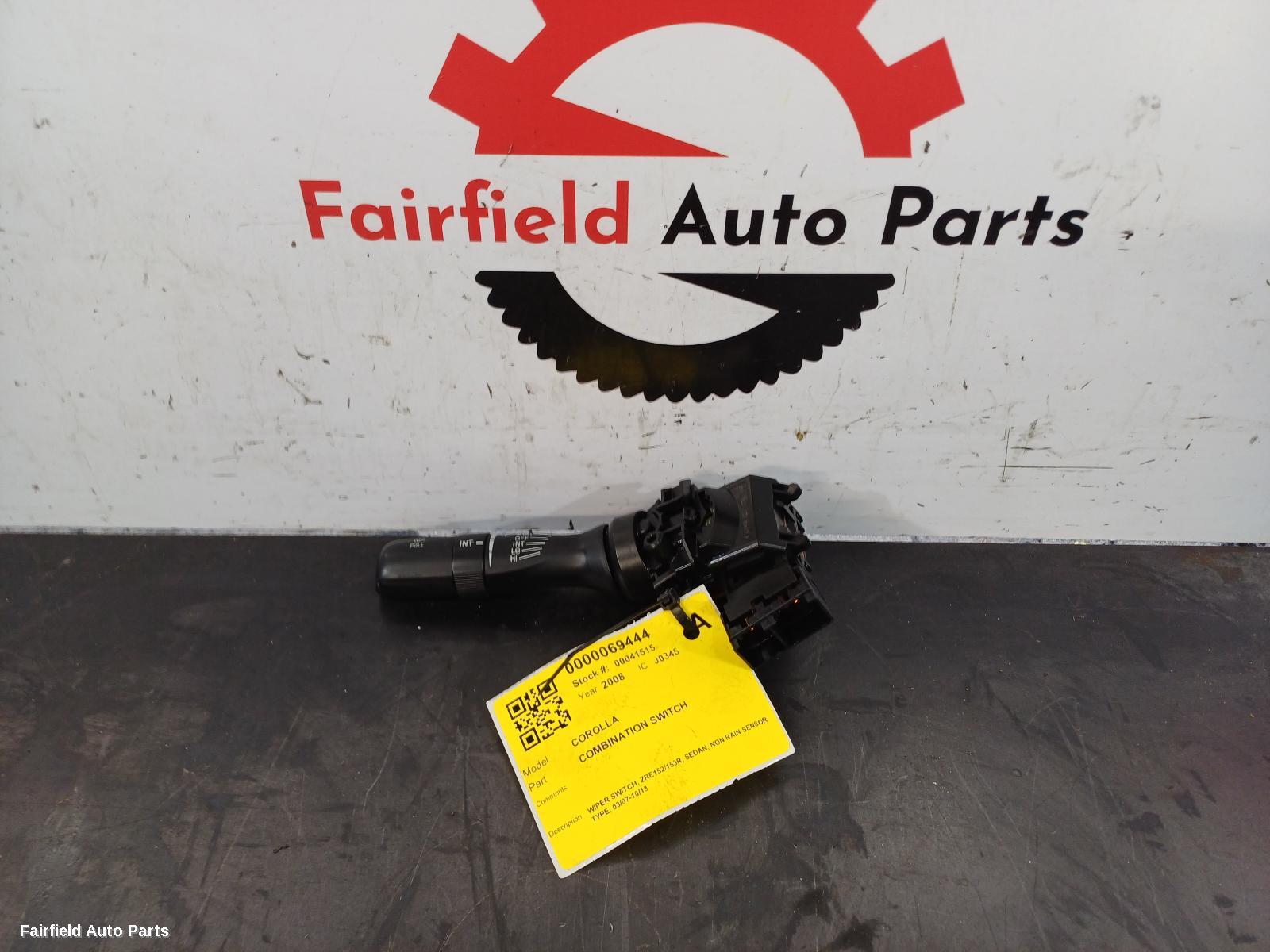 2007-2013 Toyota Corolla Combination Switch