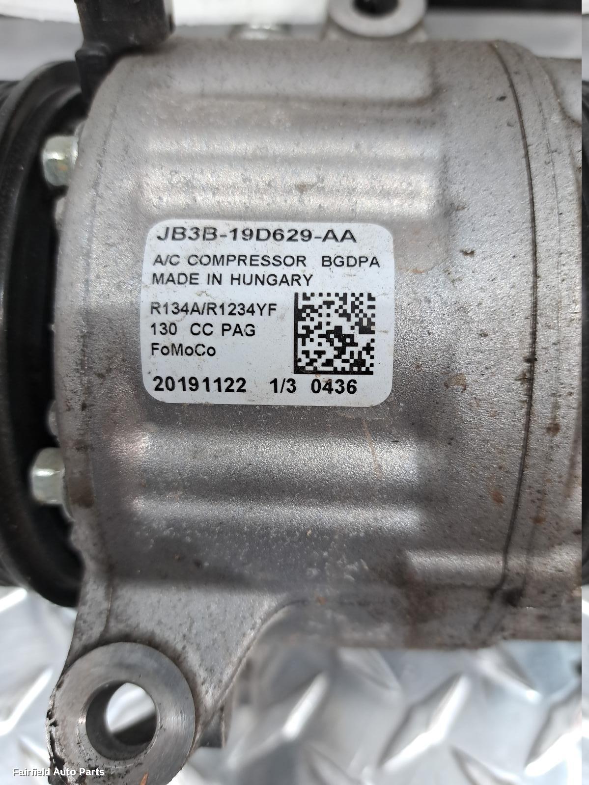 2020 Ford Ranger A C Compressor