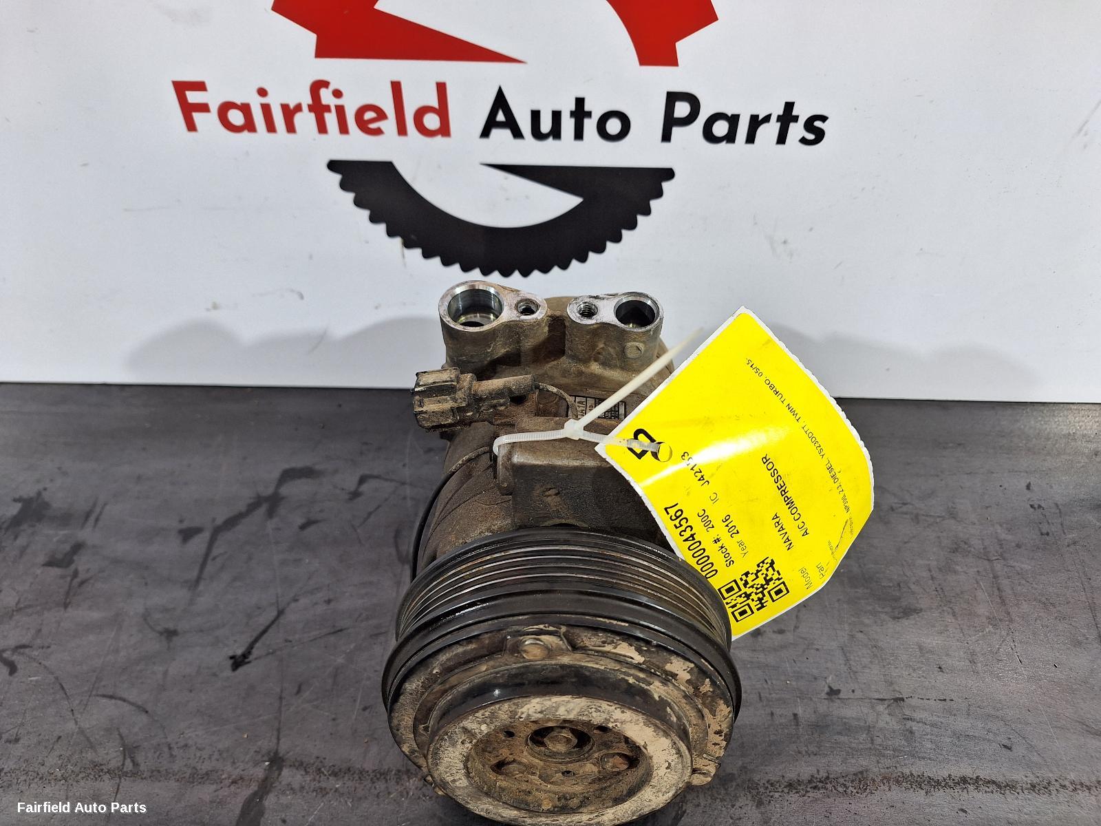 2016 Nissan Navara A C Compressor