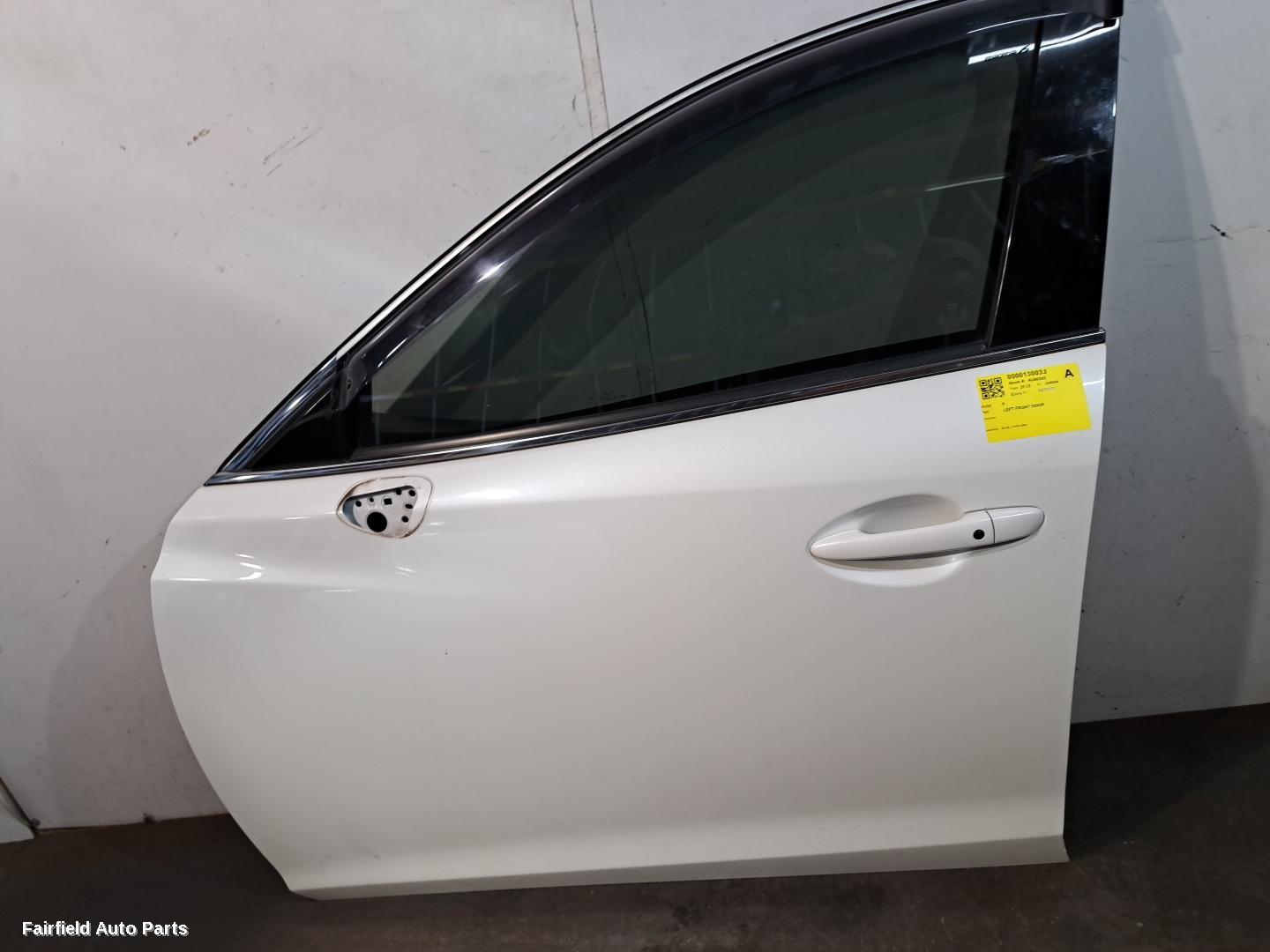2012-2024 Mazda 6 Left Front Door