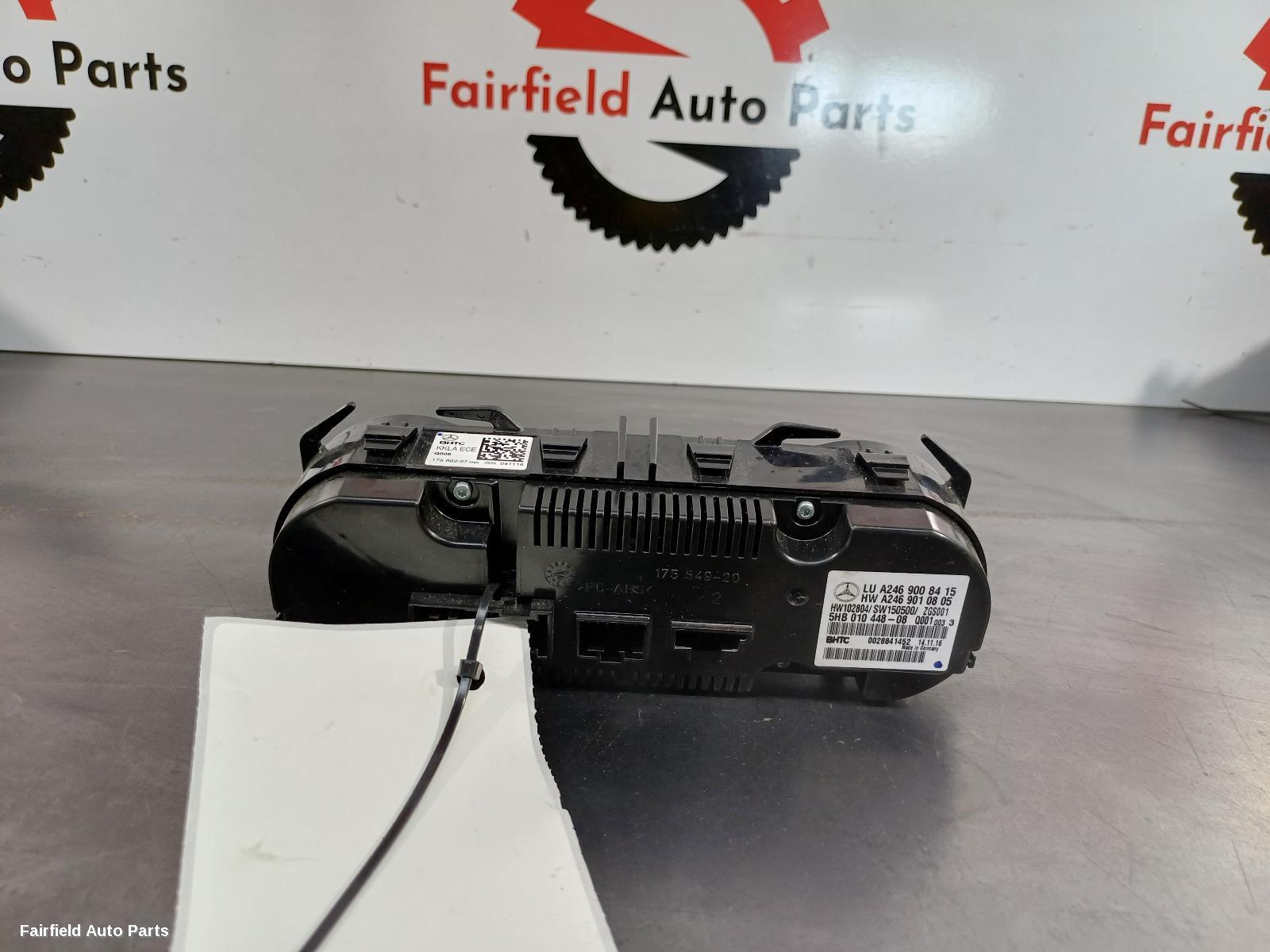 2014-2020 Mercedes Gla Class Heater Ac Controls