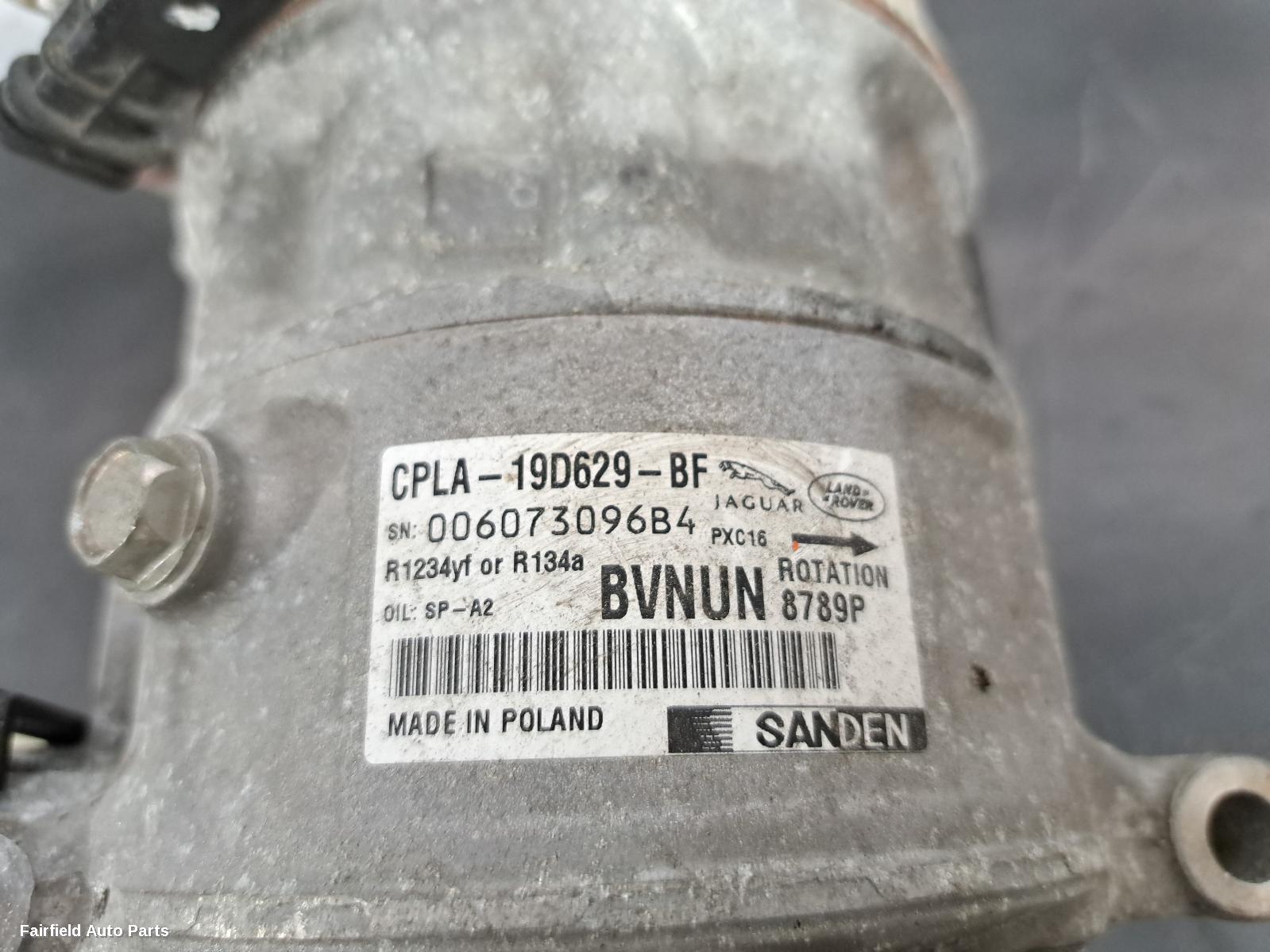 2016 Land Rover Discovery Sport A C Compressor