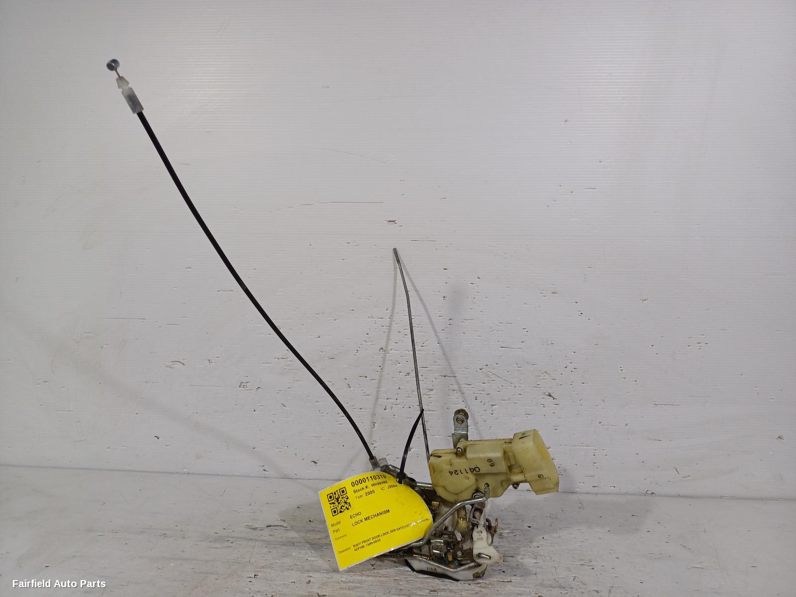 1999-2005 Toyota Echo Door Boot Gate Lock