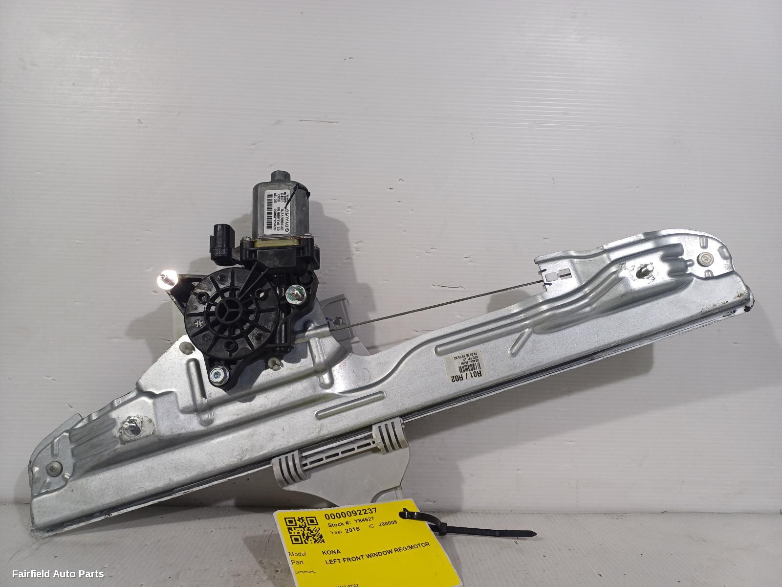 2017-2023 Hyundai Kona Left Front Window Reg Motor