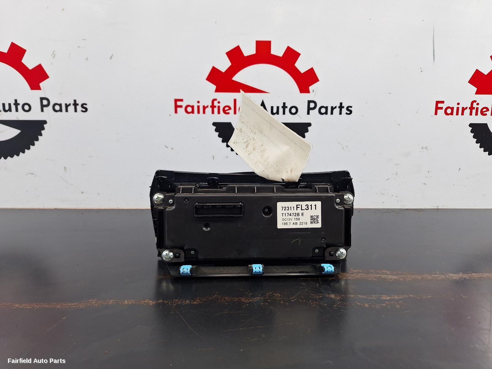 2017-2023 Subaru Xv Heater Ac Controls