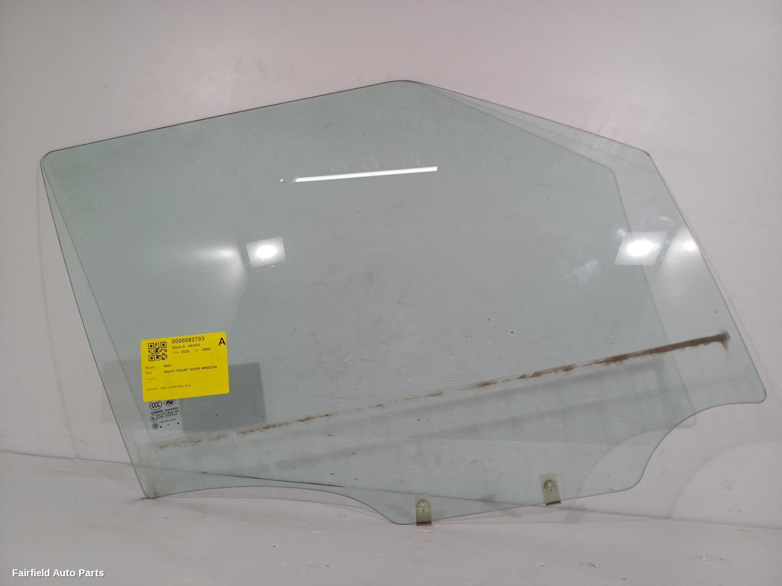 2016-2024 Mg Mg3 Right Front Door Window