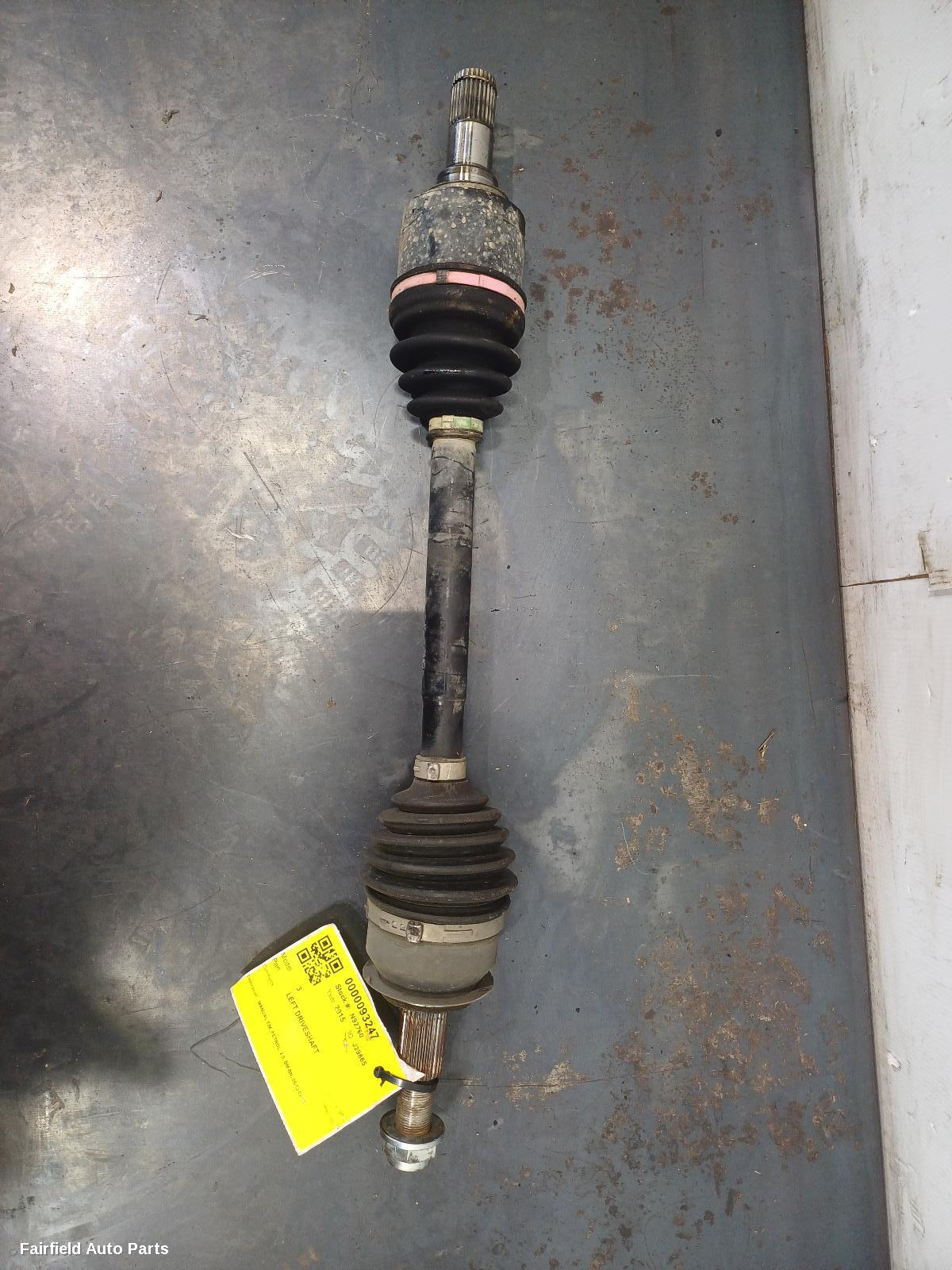 2013-2019 Mazda 3 Left Driveshaft