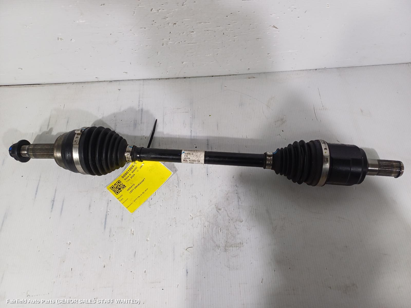 2024 Kia Cerato Left Driveshaft