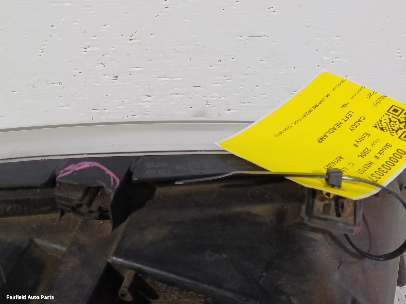 2004-2010 Volkswagen Caddy Left Headlamp