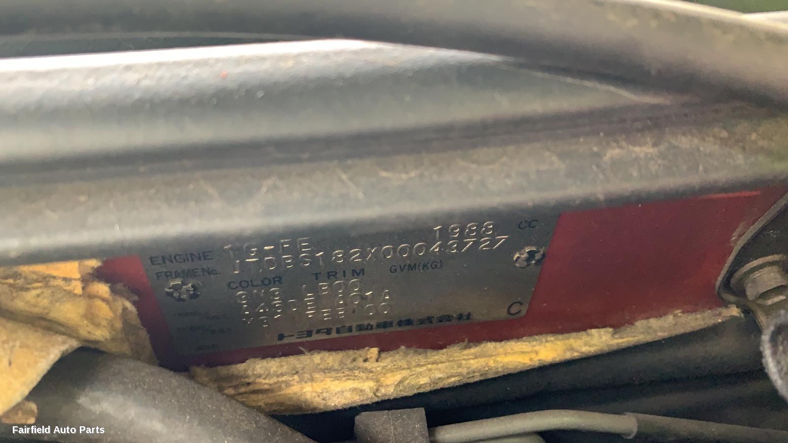 2000 Lexus Is200/is300 Right Rear Door Sliding