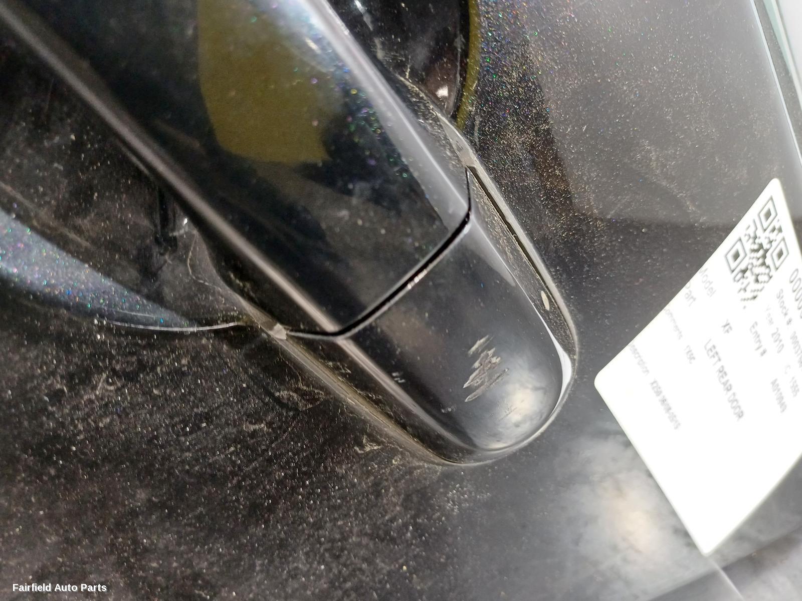 2010 Jaguar Xf Left Rear Door Sliding