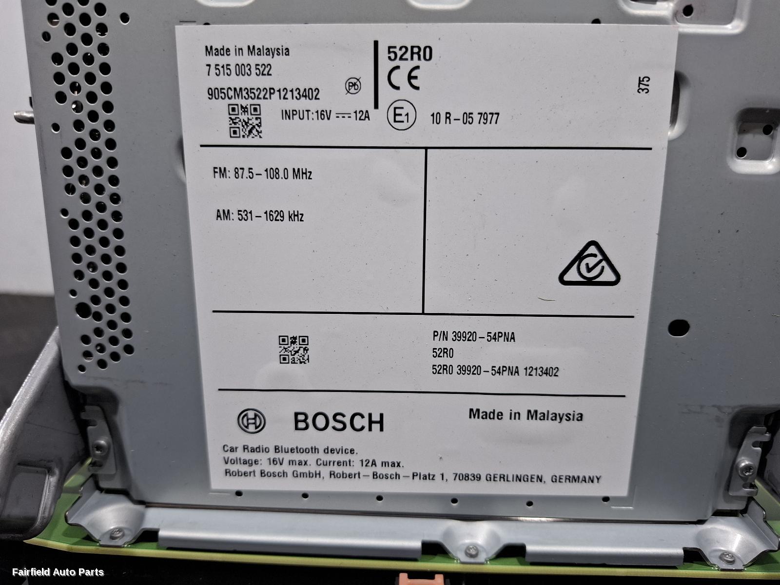 2018-2025 Suzuki Vitara Radio Cd Dvd Sat Tv