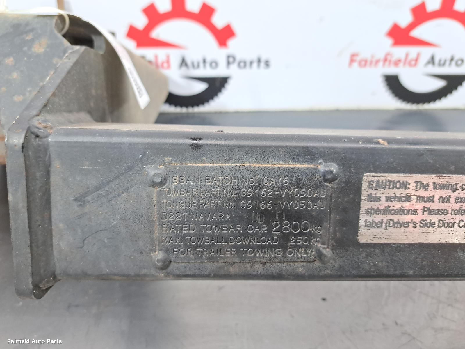 2008-2015 Nissan Navara Towbar