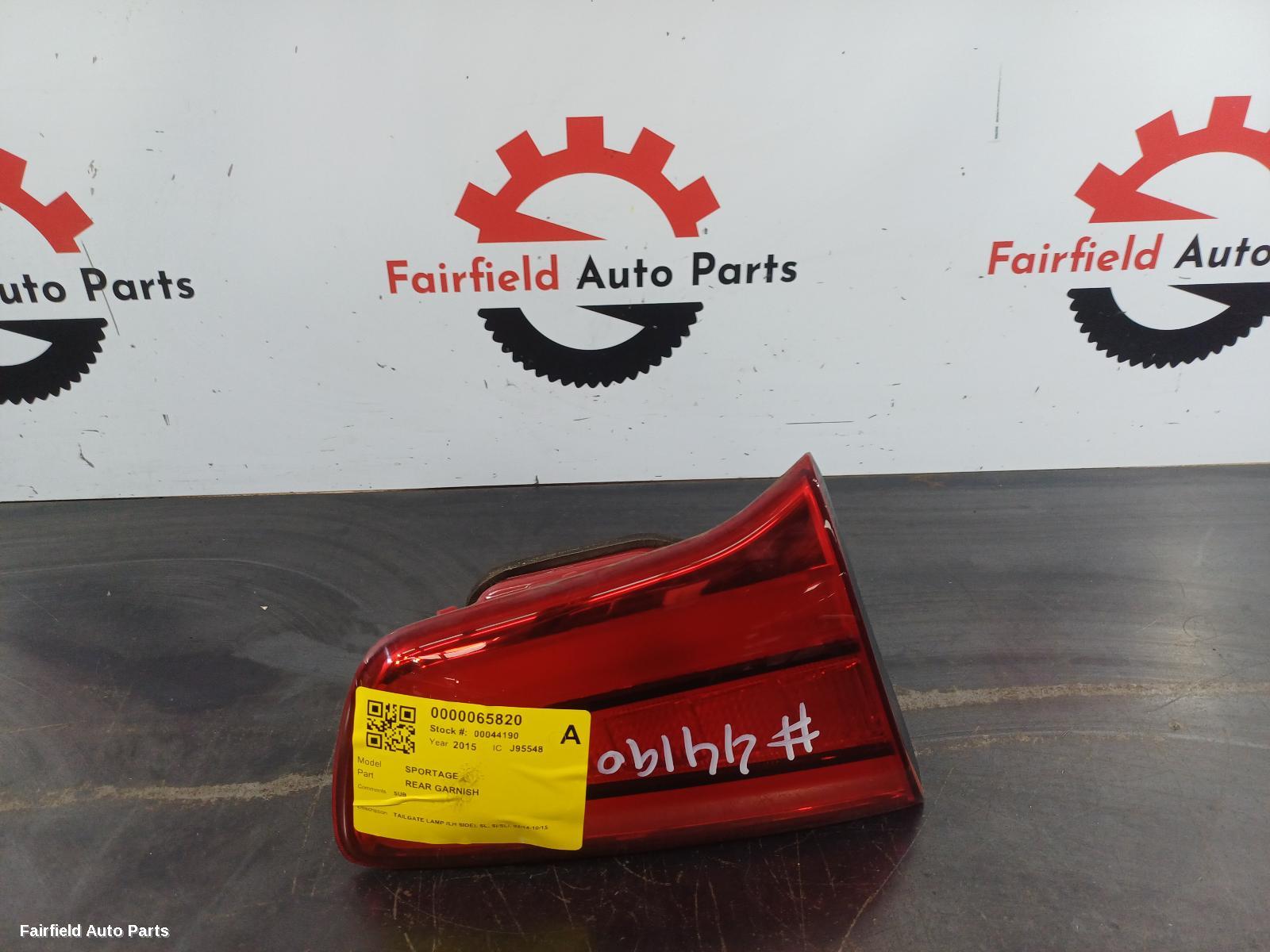 2014-2015 Kia Sportage Rear Garnish