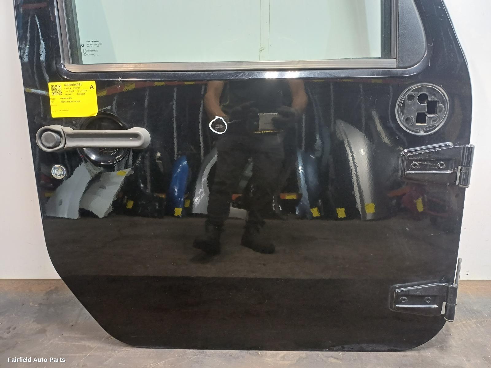 2010-2018 Jeep Wrangler Right Front Door