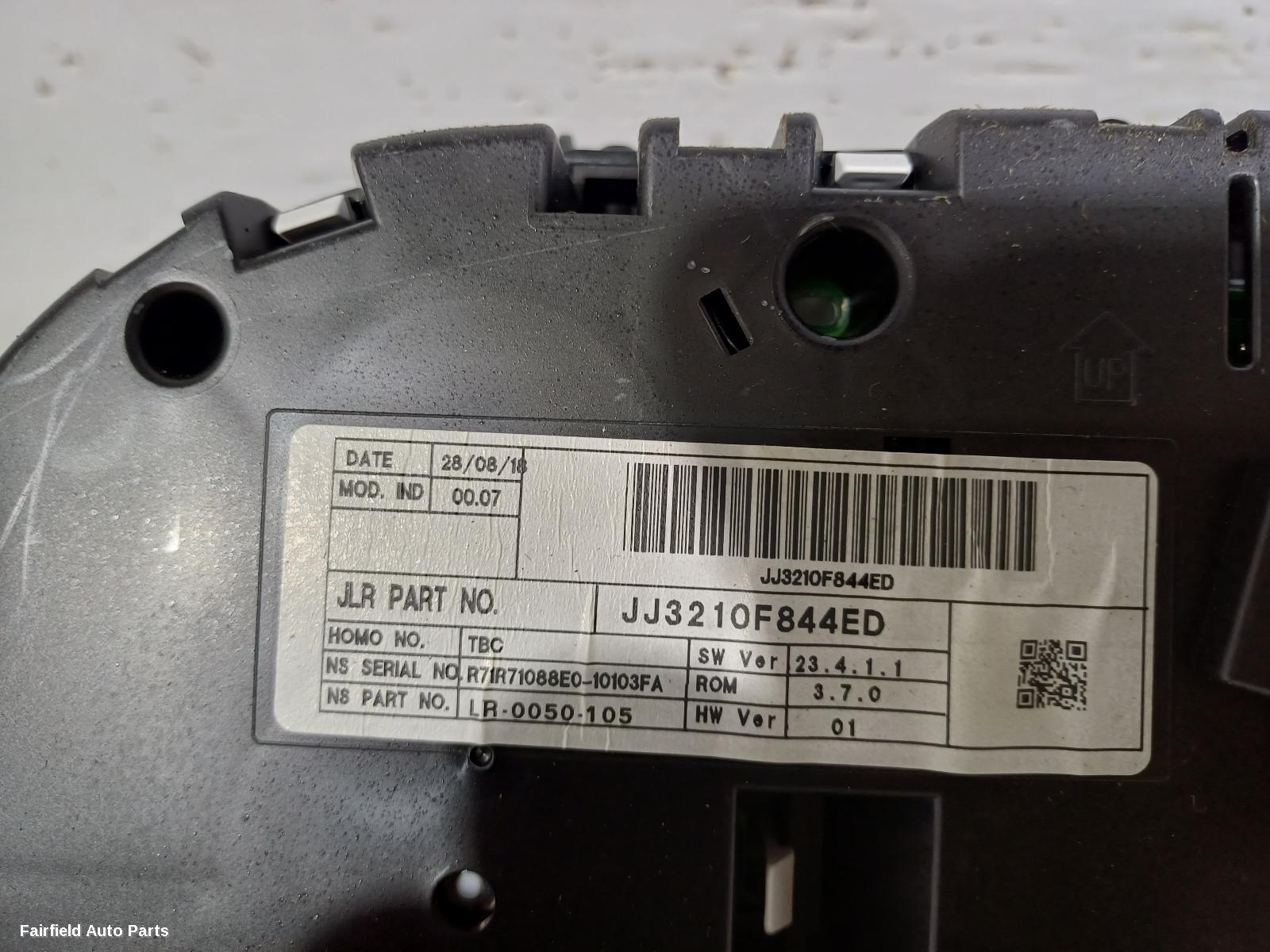 2015-2019 Land Rover Rangerover Evoque Instrument Cluster