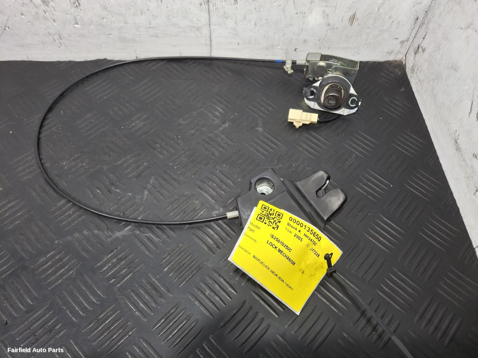 2005-2013 Lexus Is250/is250c Door Boot Gate Lock